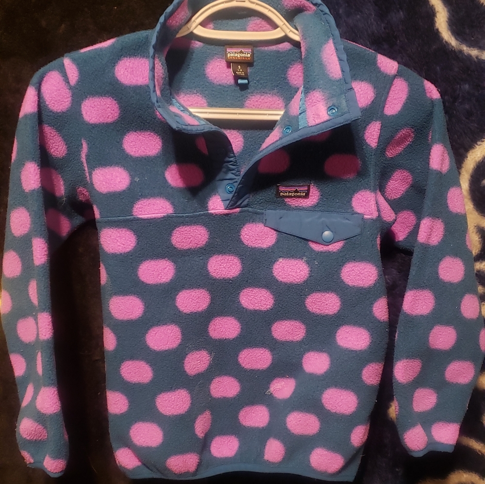 kids patagonia fleece jacket